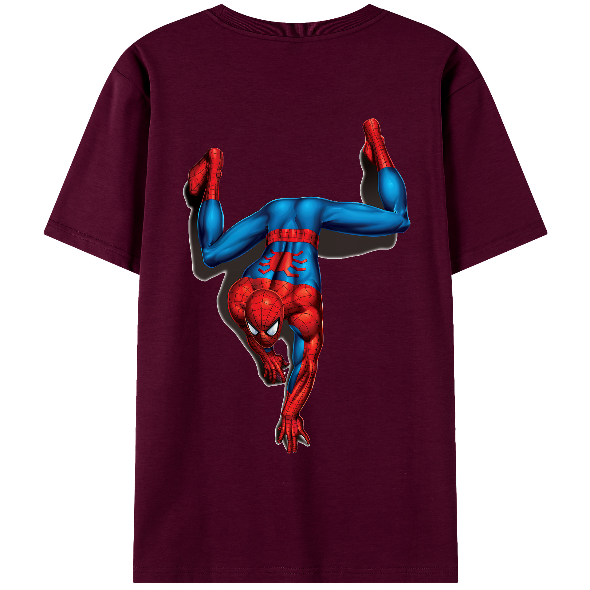 （画像用） Spider Man スパイダーマン レディース半袖Tシャツ(バックプリント)